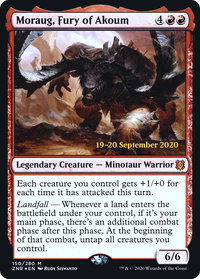Moraug, Fury of Akoum [Zendikar Rising Prerelease Promos]