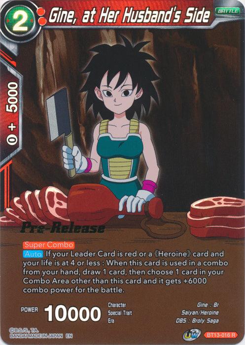 Gine, at Her Husband's Side (BT13-016) [Supreme Rivalry Prerelease Promos] - POKÉ JEUX