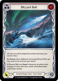 Blizzard Bolt (Red) [U-ELE044] (Tales of Aria Unlimited) Unlimited Normal - POKÉ JEUX
