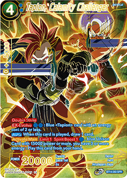 Tapion, Calamity Challenger (SPR) (BT14-050) [Cross Spirits] - POKÉ JEUX