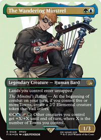 The Wandering Minstrel (FIN-548) - FINAL FANTASY (Borderless) Foil