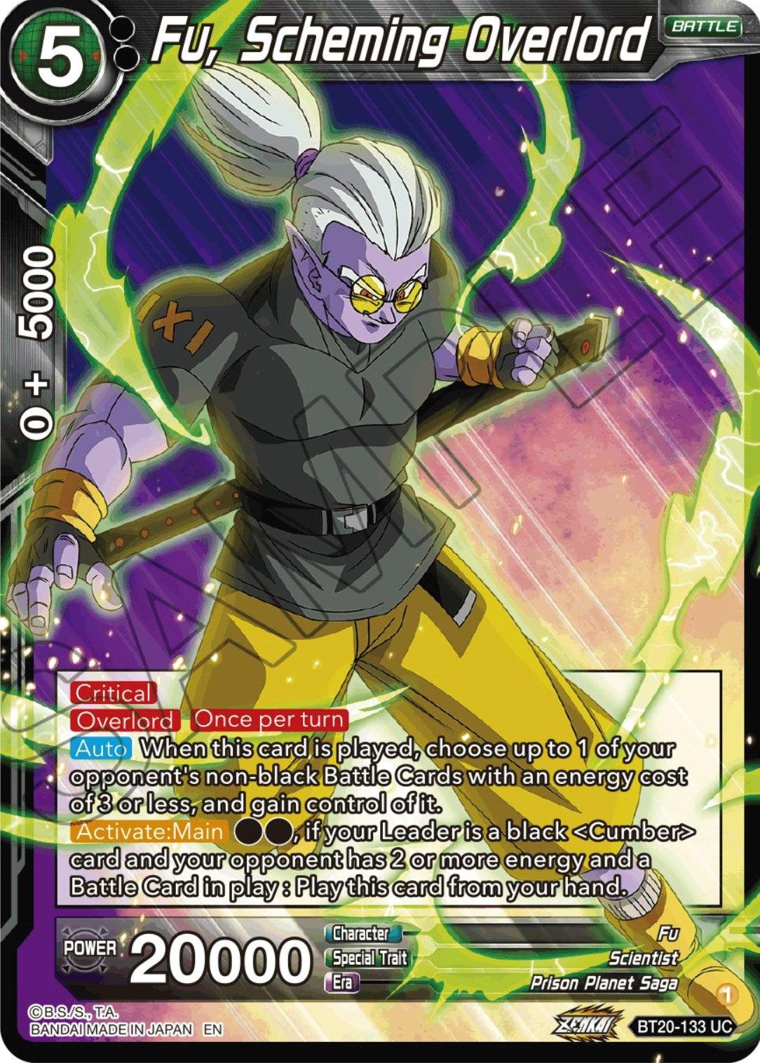 Fu, Scheming Overlord (BT20-133) [Power Absorbed] - POKÉ JEUX