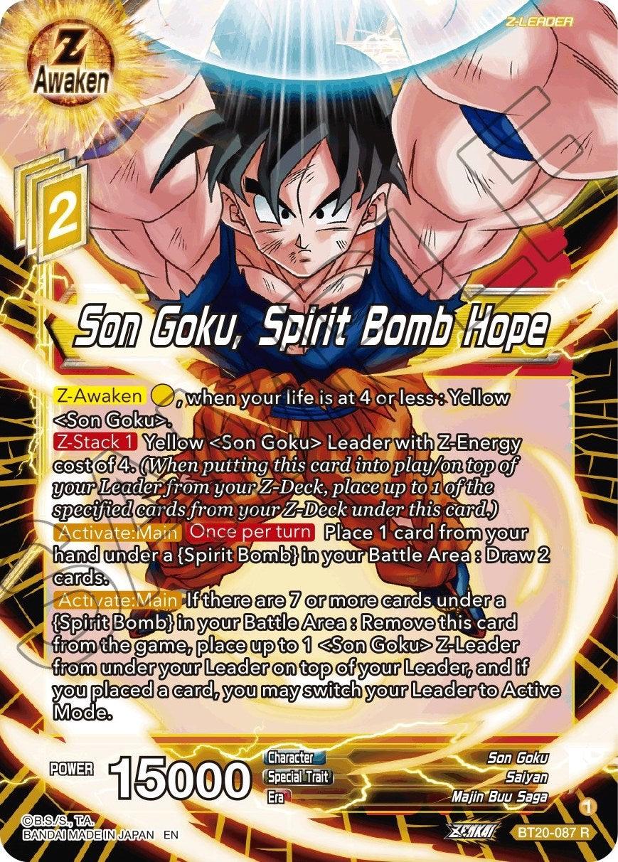 Son Goku, Spirit Bomb Hope (BT20-087) [Power Absorbed] - POKÉ JEUX