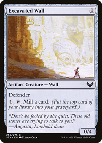 Excavated Wall [Strixhaven: School of Mages]
