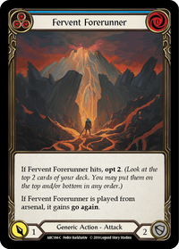 Fervent Forerunner (Blue) [ARC184-C] (Arcane Rising) 1st Edition Normal - POKÉ JEUX
