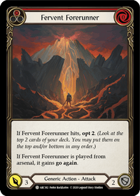 Fervent Forerunner (Red) [U-ARC182] (Arcane Rising Unlimited) Unlimited Normal - POKÉ JEUX
