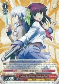 United Battlefront, Kanade et Yuri (AB/W31-E063 R) [Angel Beats ! Re:Modifier] 