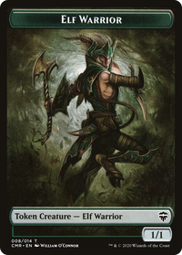 Elf Warrior (CMR-008) - Commander Legends Tokens Foil