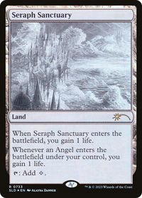 Sanctuaire des séraphins (croquis) [Promos Secret Lair Drop] 