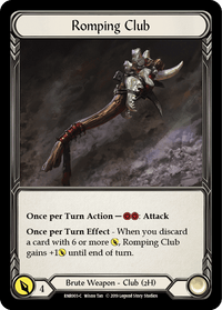 Romping Club [RNR003-C] (Rhinar Hero Deck) 1st Edition Normal - POKÉ JEUX