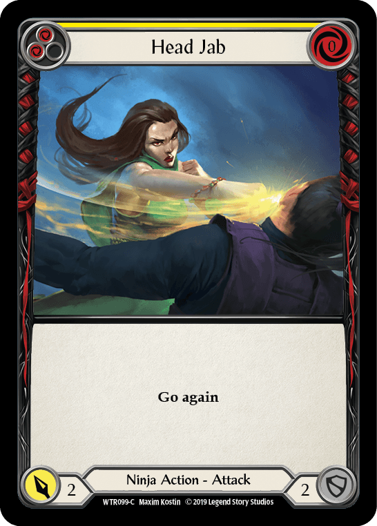 Head Jab (Yellow) [WTR099-C] (Welcome to Rathe) Alpha Print Normal - POKÉ JEUX