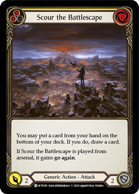 Scour the Battlescape (Yellow) [U-WTR195] (Welcome to Rathe Unlimited) Unlimited Normal - POKÉ JEUX