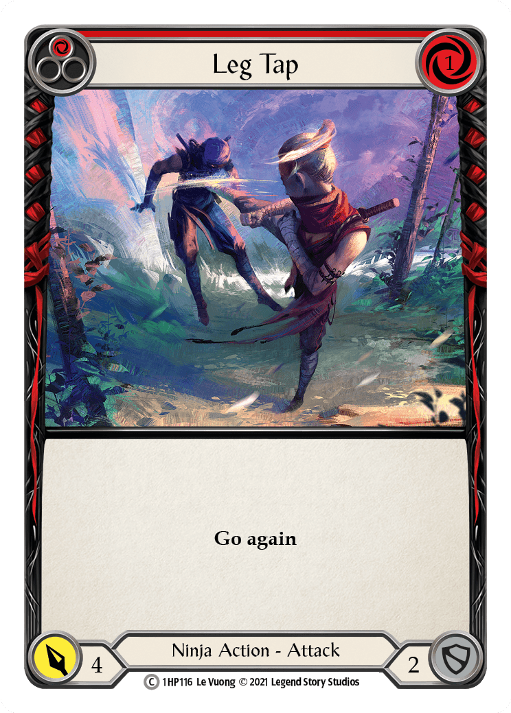 Leg Tap (Red) [1HP116] (History Pack 1) - POKÉ JEUX