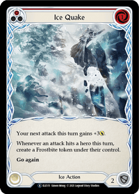 Ice Quake (Red) [U-ELE151] (Tales of Aria Unlimited) Unlimited Rainbow Foil - POKÉ JEUX