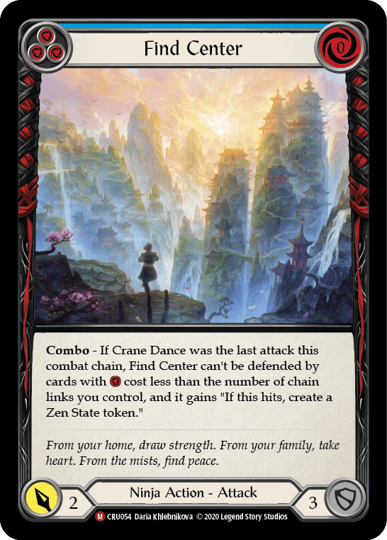 Find Center [CRU054] (Crucible of War) 1st Edition Normal - POKÉ JEUX