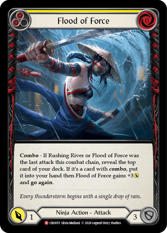 Flood of Force [CRU055] (Crucible of War) 1st Edition Normal - POKÉ JEUX