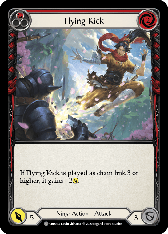 Flying Kick (Red) [CRU063] (Crucible of War) 1st Edition Normal - POKÉ JEUX