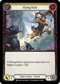 Flying Kick (Yellow) [CRU064] (Crucible of War) 1st Edition Rainbow Foil - POKÉ JEUX