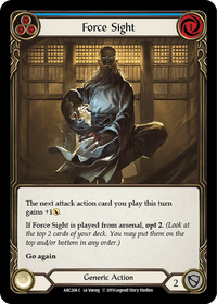 Force Sight (Blue) [ARC208-C] (Arcane Rising) 1st Edition Normal - POKÉ JEUX