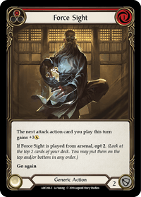 Force Sight (Red) [ARC206-C] (Arcane Rising) 1st Edition Normal - POKÉ JEUX