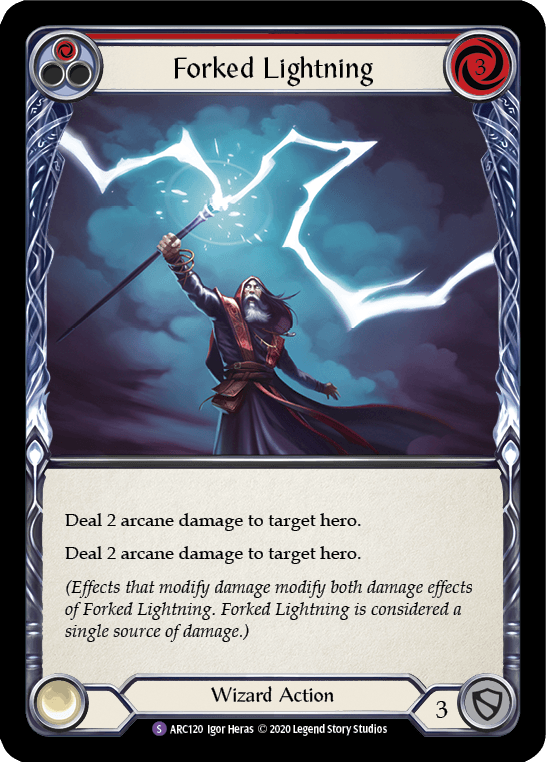 Forked Lightning [U-ARC120] (Arcane Rising Unlimited) Unlimited Normal - POKÉ JEUX