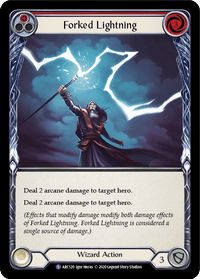 Forked Lightning [U-ARC120] (Arcane Rising Unlimited) Unlimited Rainbow Foil - POKÉ JEUX