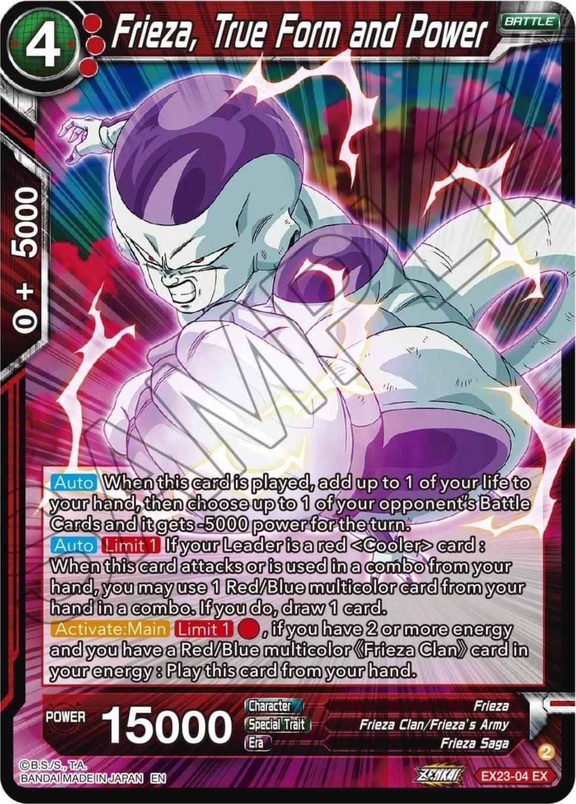 Frieza, True Form and Power (EX23-04) [Premium Anniversary Box 2023] - POKÉ JEUX