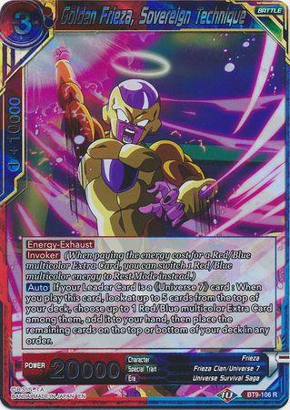 Golden Frieza, Sovereign Technique (BT9-106) [Universal Onslaught] - POKÉ JEUX