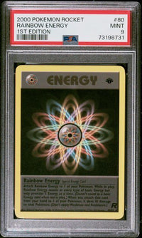 RAINBOW ENERGY #80 1st Edition PSA 9 Cert #73198731