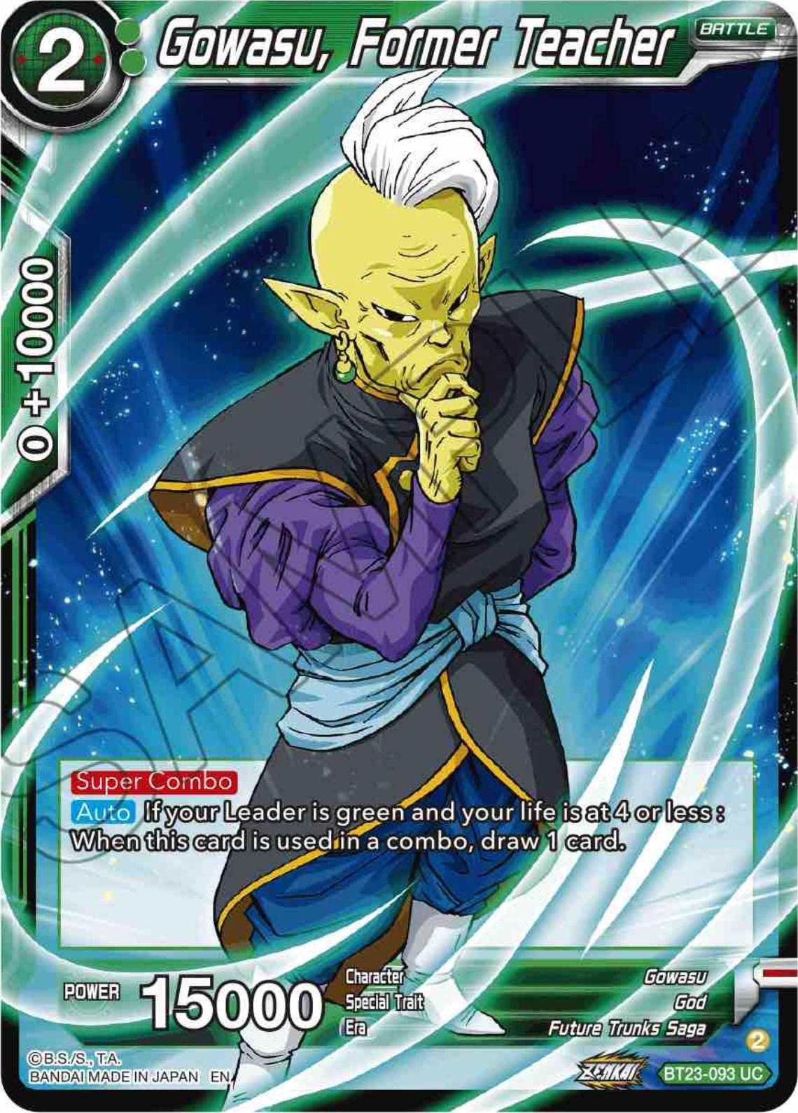 Gowasu, Former Teacher (BT23-093) [Perfect Combination] - POKÉ JEUX