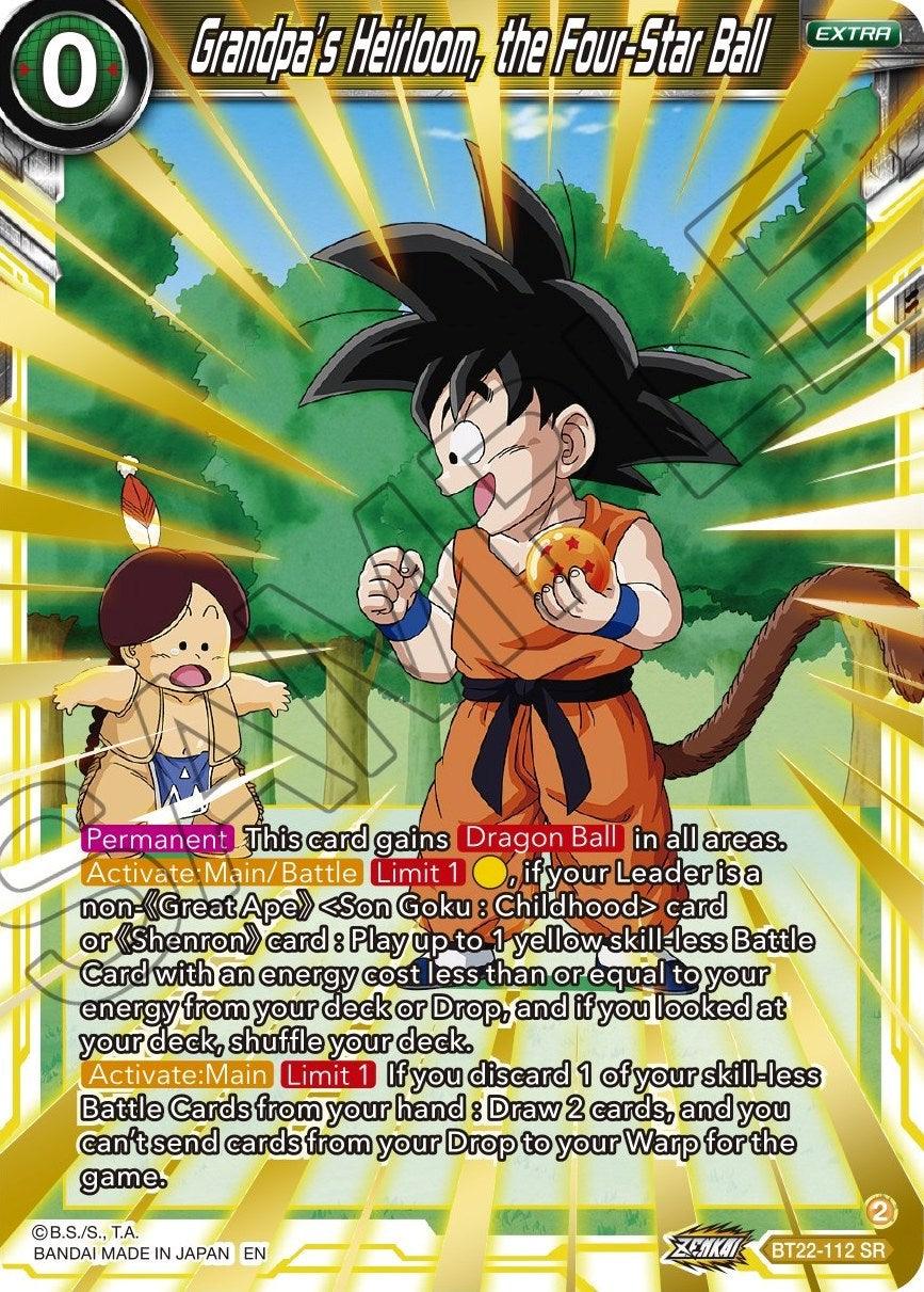 Grandpa's Heirloom, the Four-Star Ball (BT22-112) [Critical Blow] - POKÉ JEUX