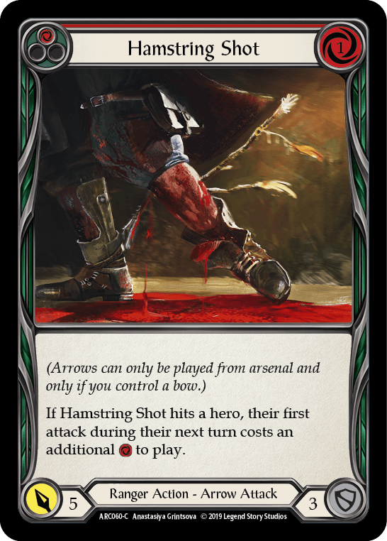 Hamstring Shot (Red) [ARC060-C] (Arcane Rising) 1st Edition Normal - POKÉ JEUX