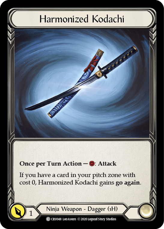 Harmonized Kodachi [CRU048] (Crucible of War) 1st Edition Normal - POKÉ JEUX
