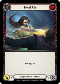 Head Jab (Red) [KSU011-C] (Katsu Hero Deck) 1st Edition Normal - POKÉ JEUX