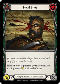 Head Shot (Blue) [ARC059-C] (Arcane Rising) 1st Edition Rainbow Foil - POKÉ JEUX