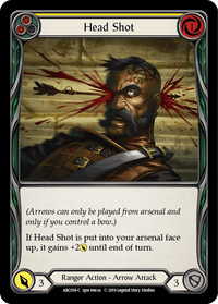Head Shot (Yellow) [ARC058-C] (Arcane Rising) 1st Edition Rainbow Foil - POKÉ JEUX