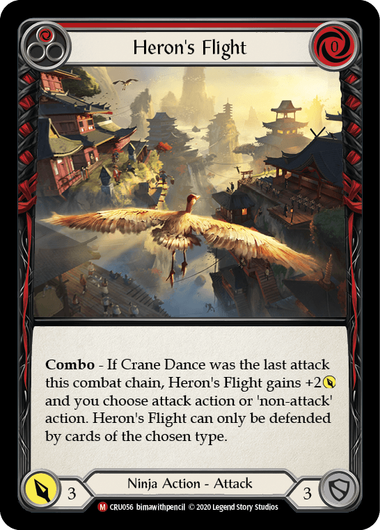 Heron's Flight [CRU056] (Crucible of War) 1st Edition Normal - POKÉ JEUX