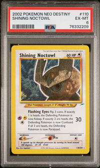 2002 POKEMON NEO DESTINY #110 SHINING NOCTOWL #76332209