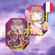 (PRE-ORDER) (CARDS ARE IN FRENCH) POKEMON FRENCH MEGA MOONLIT BUNDLE OF 2 tin