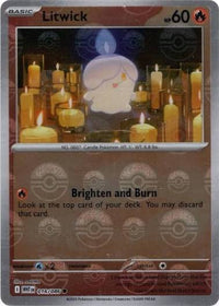 Litwick (Poke Ball Pattern) (16/086) - SV White Flare Holofoil