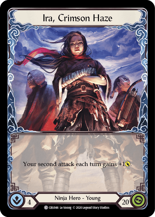 Ira, Crimson Haze [CRU046] (Crucible of War) 1st Edition Rainbow Foil - POKÉ JEUX