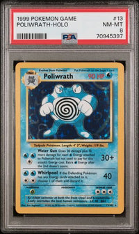 POLIWRATH #13 PSA 8 Cert #70945397