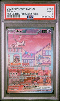 2023 POKEMON SVP EN-SV BLACK STAR PROMO #053 MEW ex 151 ULTRA-PREMIUM COLL PSA 9 #86261523