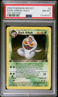 DARK ARBOK-HOLO #2 1st Edition PSA 8 Cert #73198701