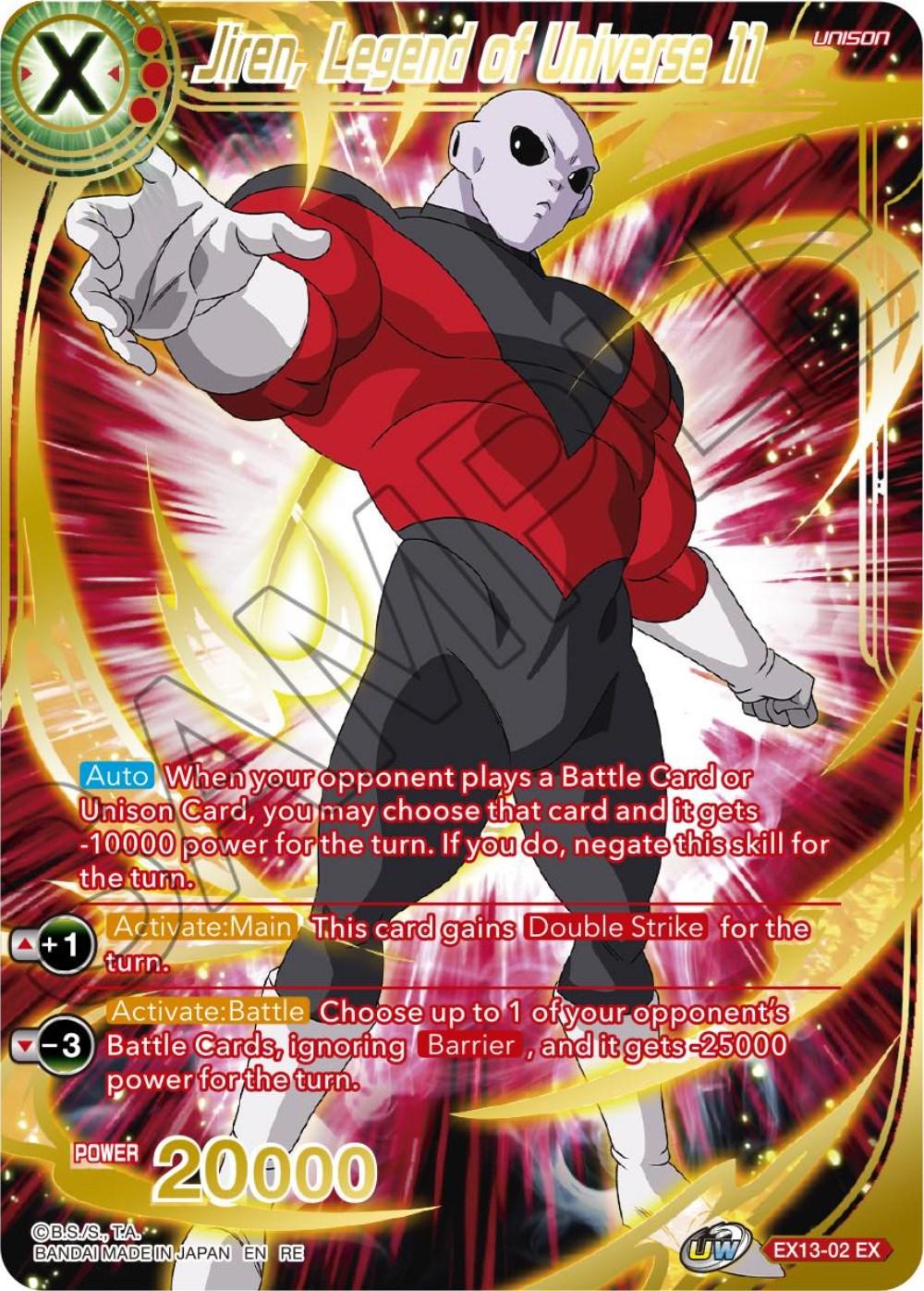 Jiren, Legend of Universe 11 (EX13-02) [Premium Anniversary Box 2023] - POKÉ JEUX