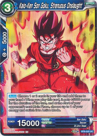 Kaio-Ken Son Goku, Strenuous Onslaught (BT8-025) [Malicious Machinations] - POKÉ JEUX