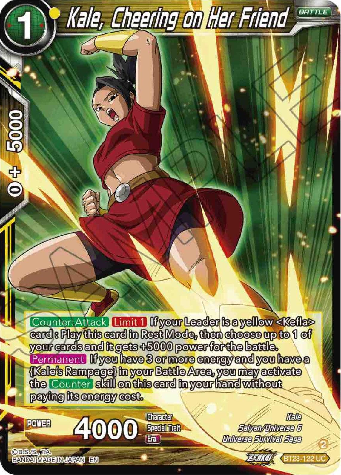 Kale, Cheering on Her Friend (BT23-122) [Perfect Combination] - POKÉ JEUX