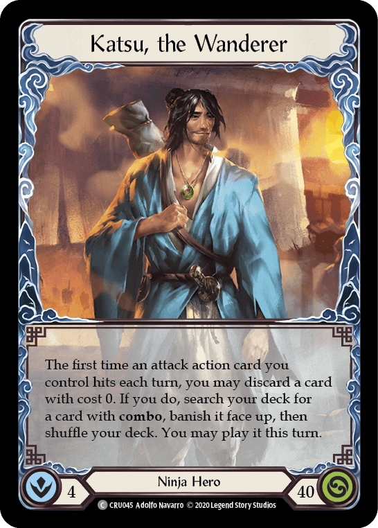 Katsu, the Wanderer [CRU045] (Crucible of War) 1st Edition Normal - POKÉ JEUX
