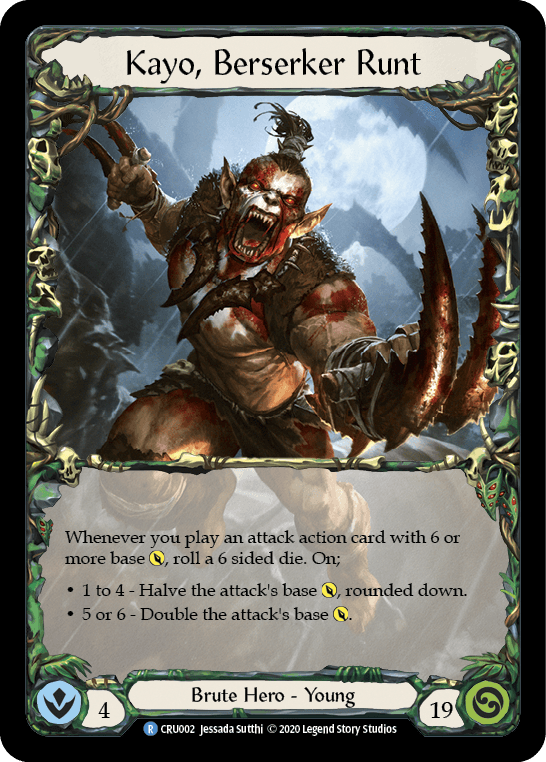 Kayo, Berserker Runt [CRU002] (Crucible of War) 1st Edition Normal - POKÉ JEUX