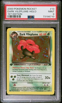 DARK VILEPLUME-HOLO #13 1st Edition PSA 9 Cert #73198710